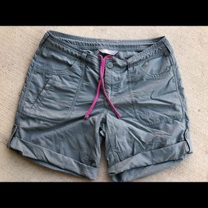 The North Face olive green shorts